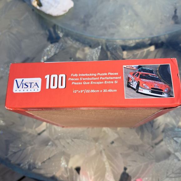 NASCAR PUZZLE 100 PIECES AMERICAN RETIRED DRIVER ELLIOT SADLER 21 NEW MAN CAVE - Picture 4 of 4